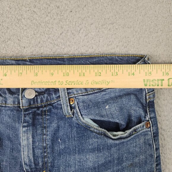 Levi’s 510 Skinny Jeans Mens Size 32 X 30 Blue Faded Wash Denim Stretch Modern - Picture 3 of 16